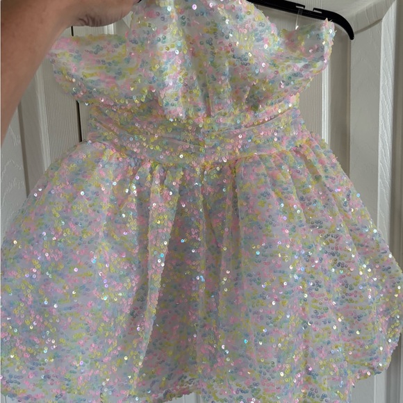 Collective the Label Pastel Sequins Embellished Mini Dress Size 10- Halloween - Picture 1 of 12